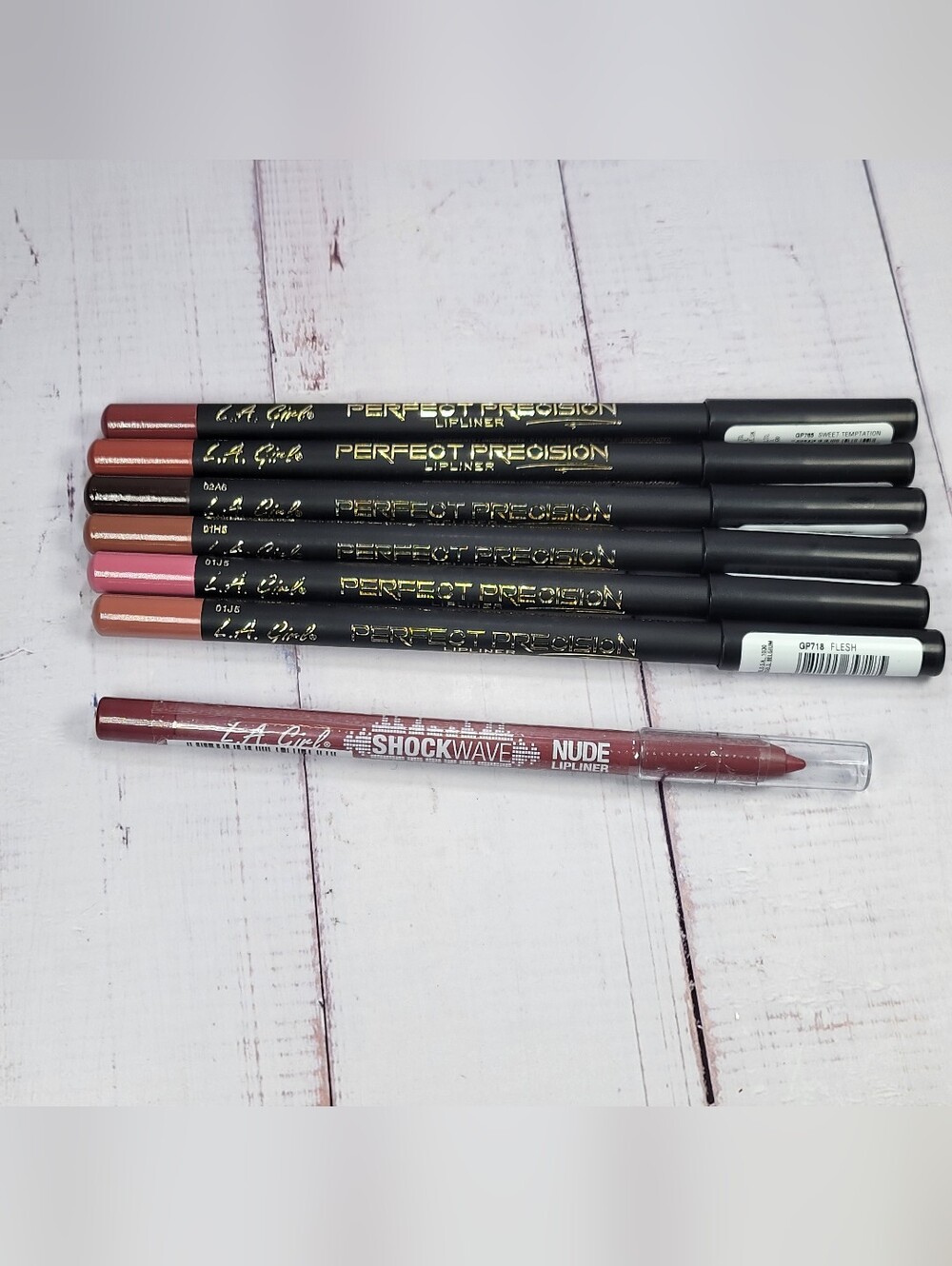L.A. Girl Perfect Precision & Shockwave Lip Liner Bundle